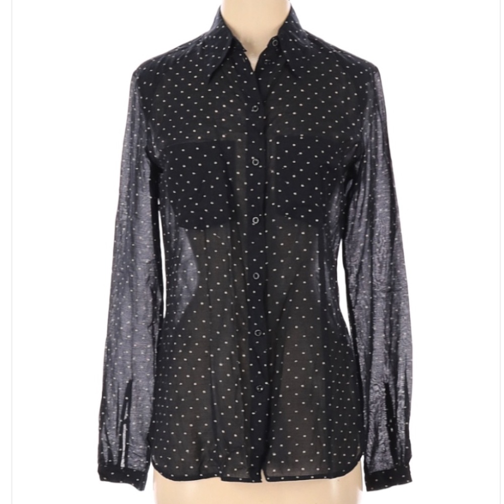 DIESEL Polka Dot Long Sleeve Shirt
